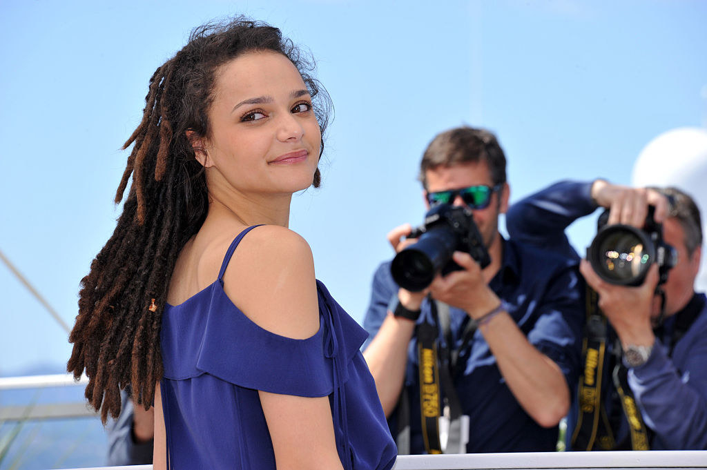 asha Lane attends &quot;America Honey &quot; premiere during The 69th annual Cannes Film Festival on May 14, 2016 in Cannes, France
