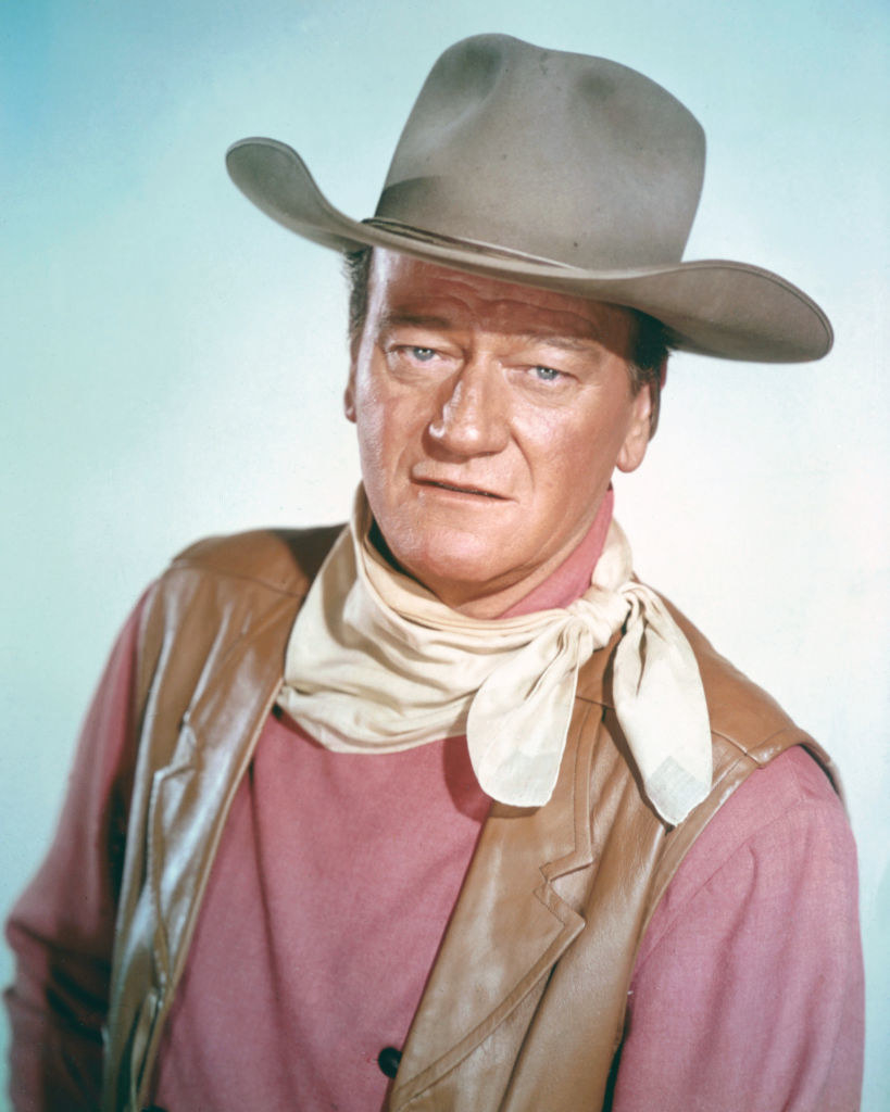 a portrait of John Wayne