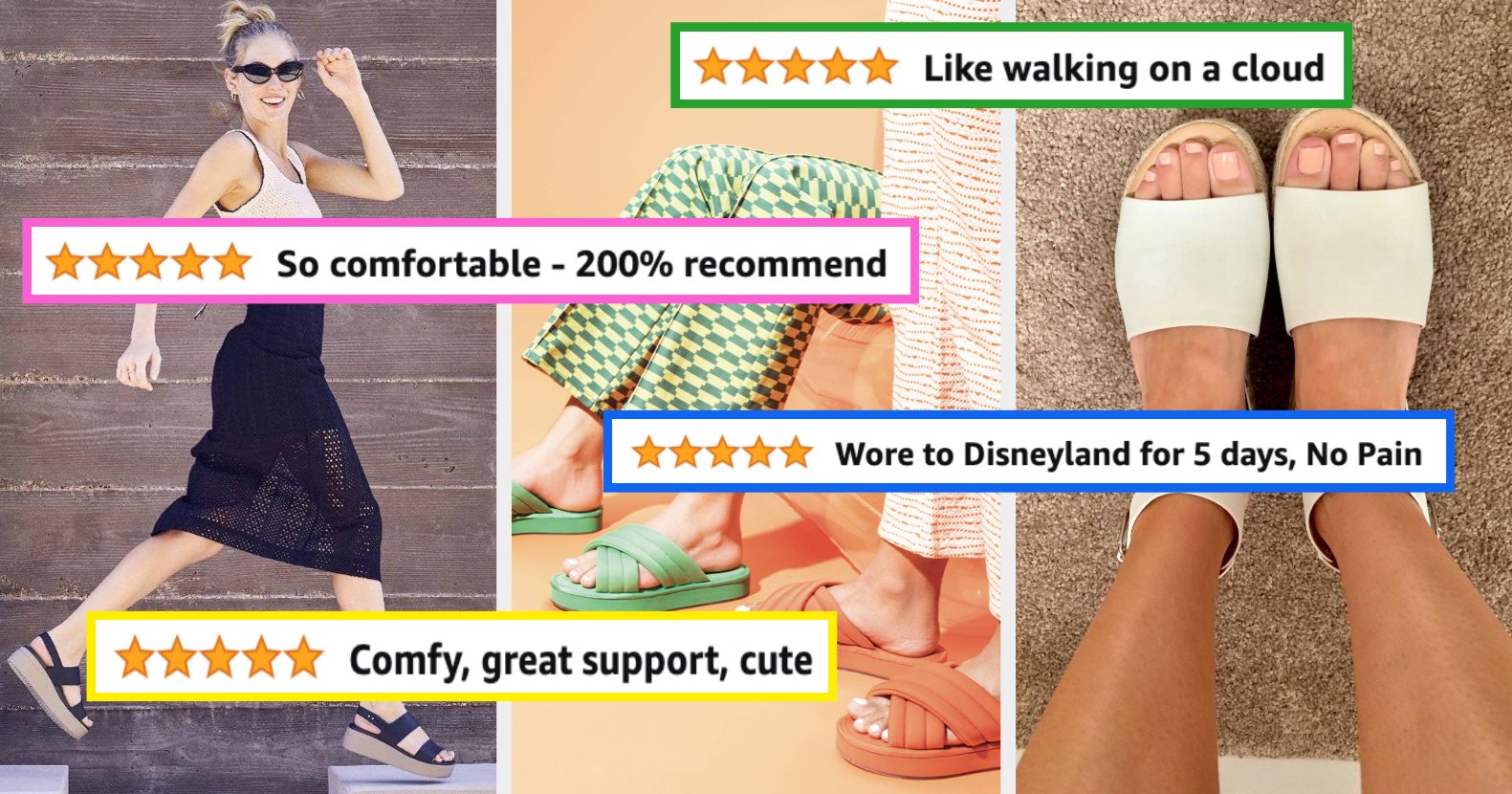 walking on the cloud sandals