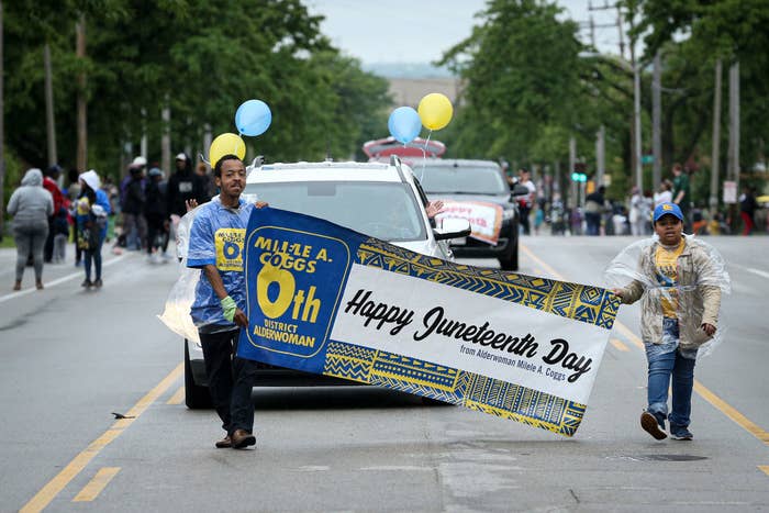 A juneteenth parade
