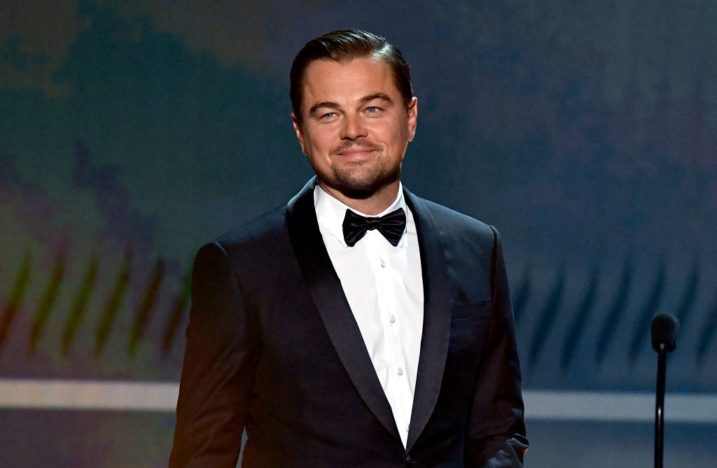 Closeup of Leonardo DiCaprio