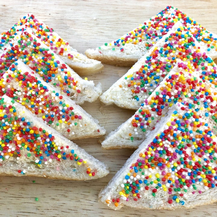 Slices of fairy bread