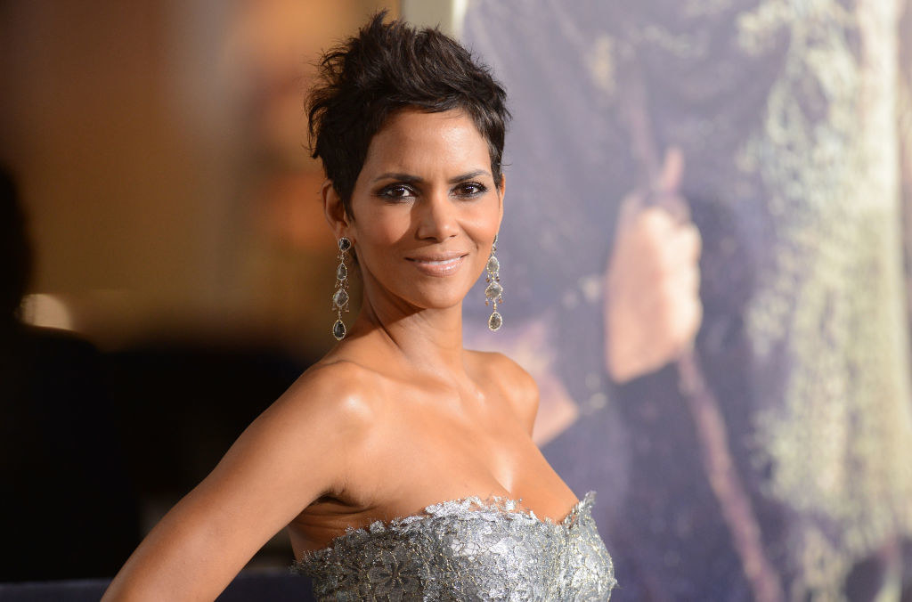 Halle Berry smiling at an event