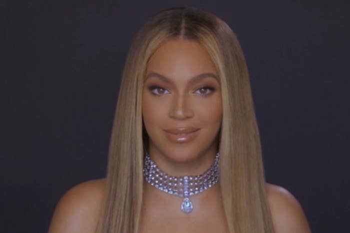 beyonce looking directly into the camera