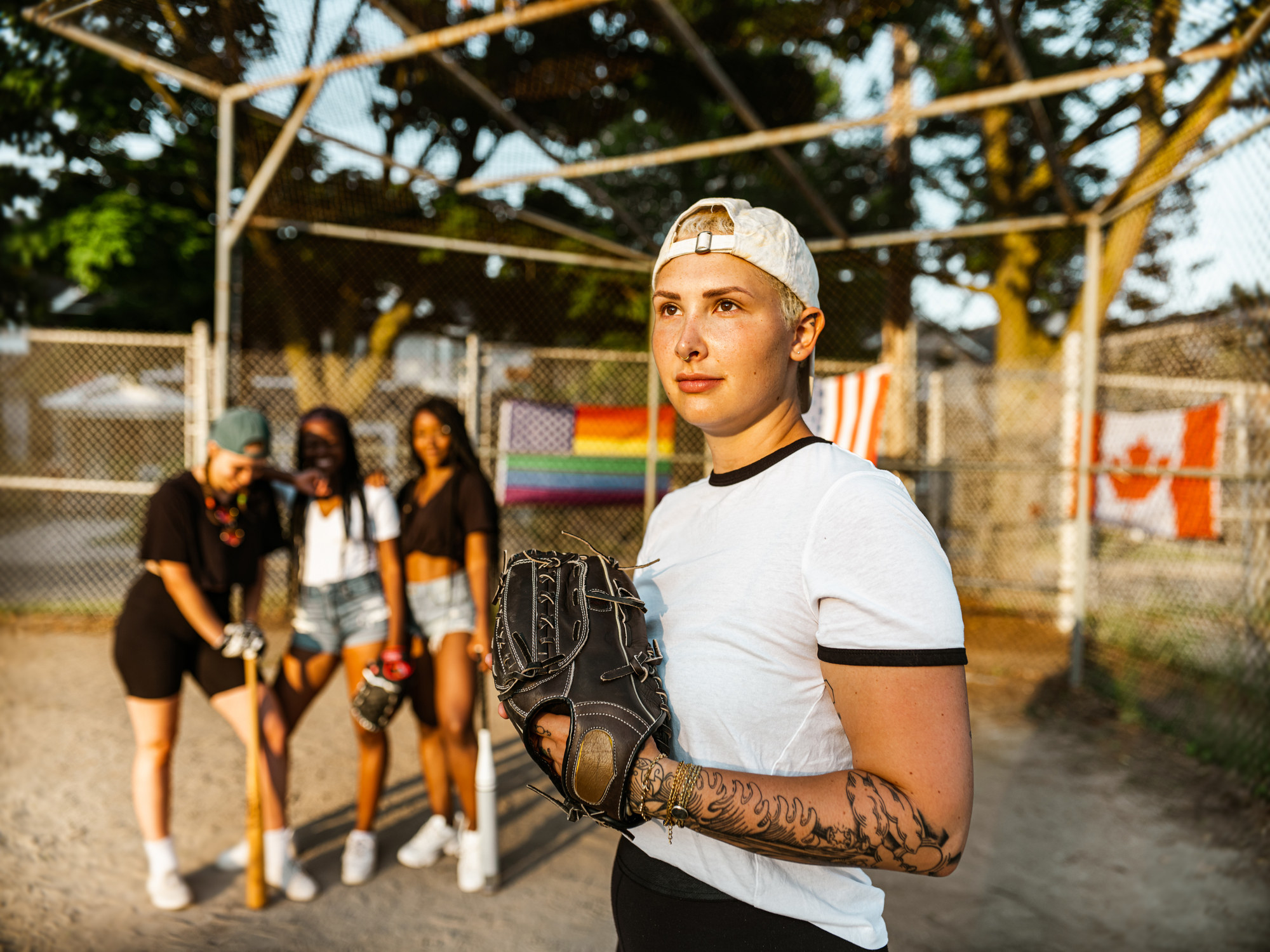 A queer softball queer