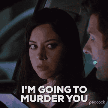 April saying &quot;I&#x27;m going to murder you&quot;