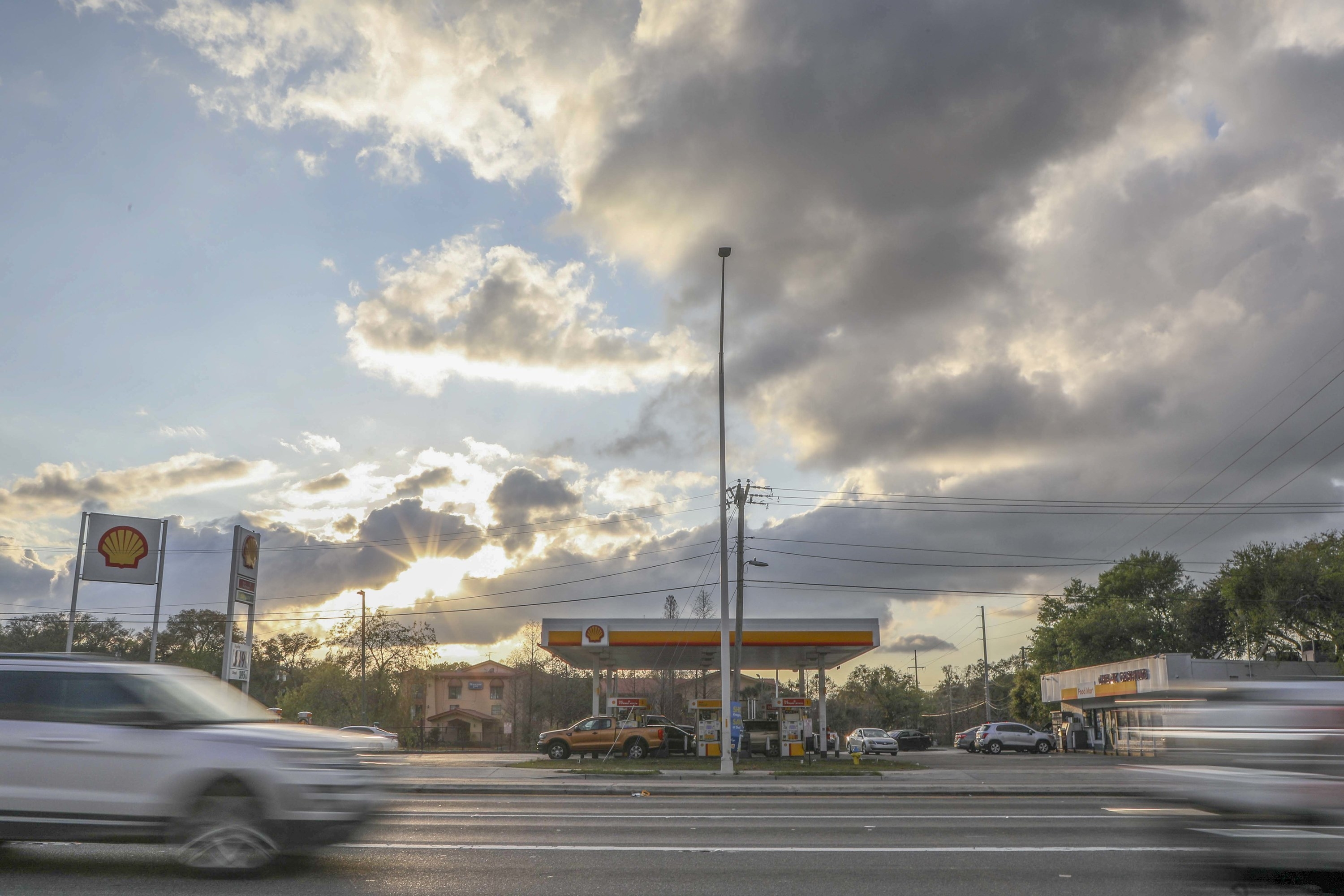 A Shell gas station in Tampa