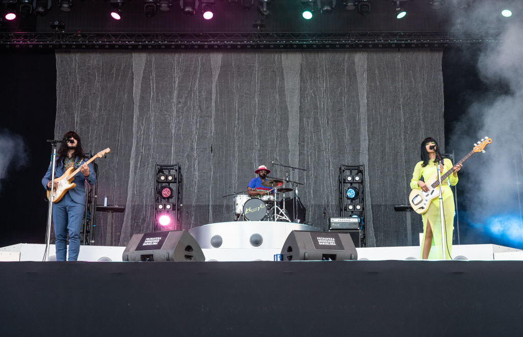 Khruangbin performing at primavera sound festival in spain