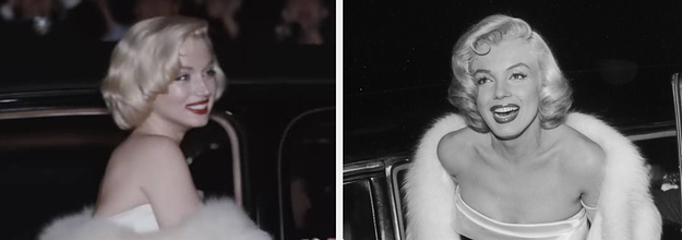 Netflix's Blonde: See Ana de Armas Side-by-Side with Marilyn Monroe