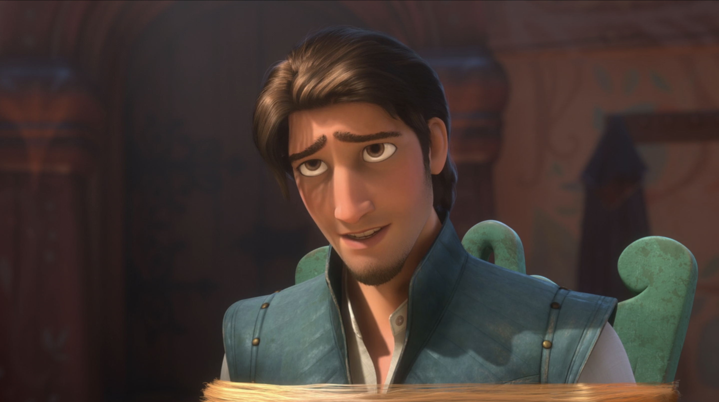 Closeup of Flynn Rider