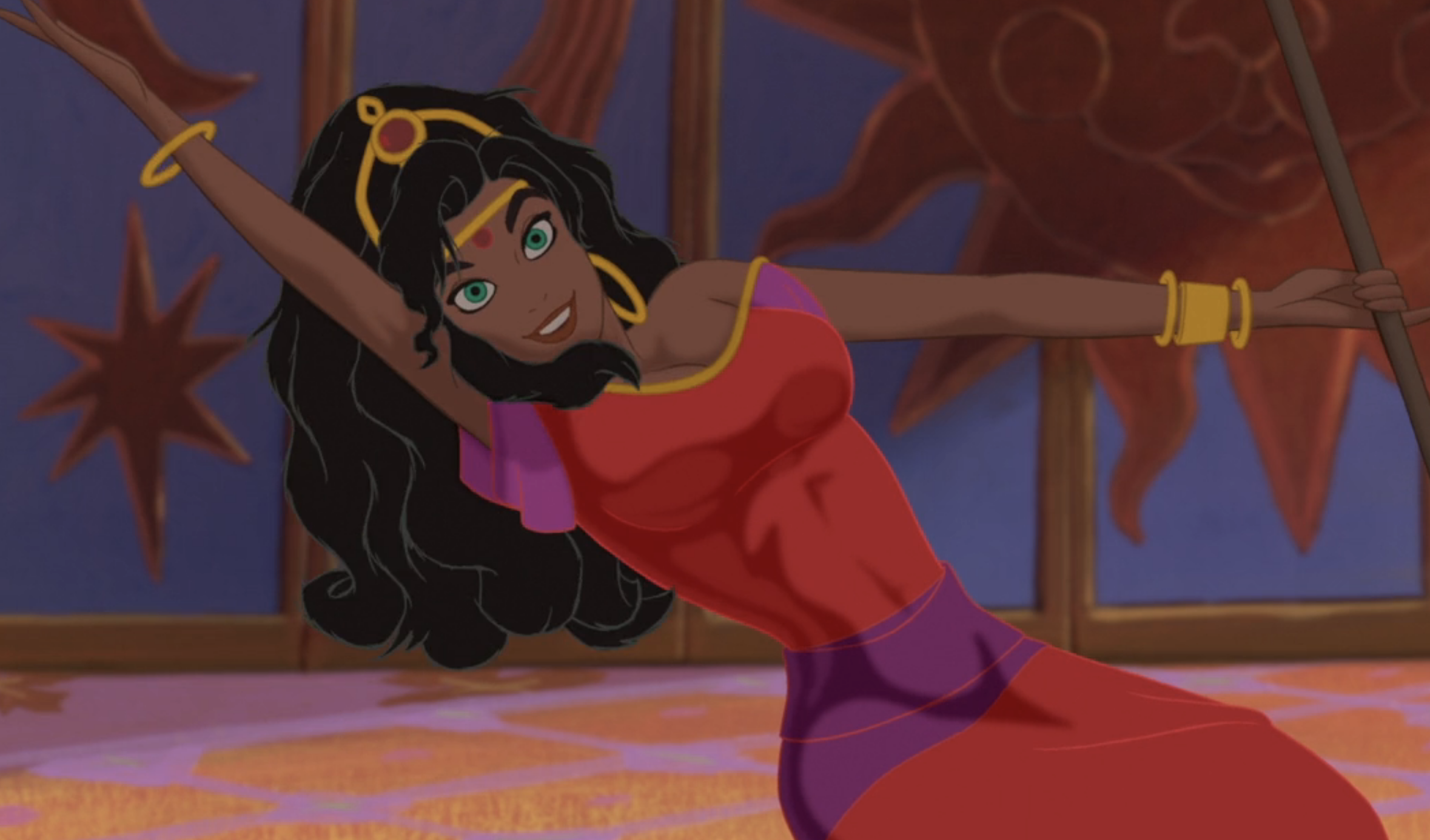 Esmeralda dancing