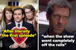 the office and house