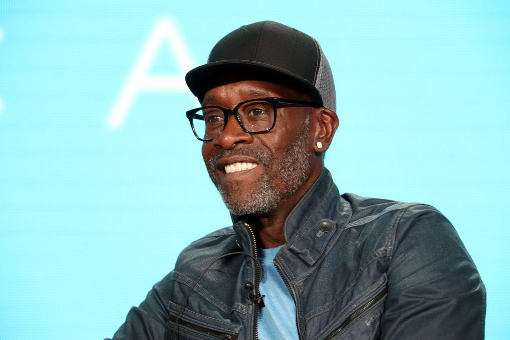 Closeup of Don Cheadle