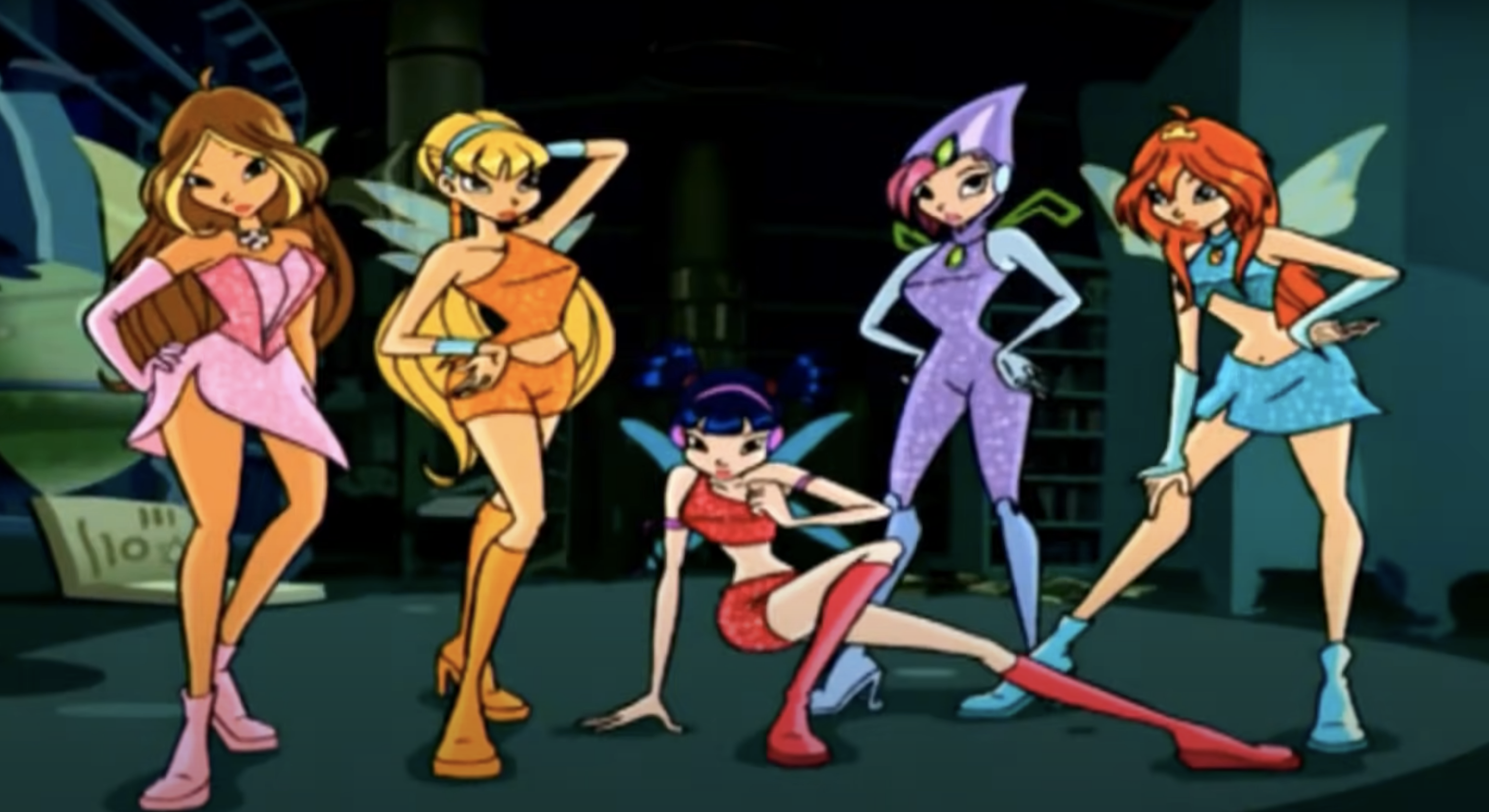 Image of the characters on &quot;Winx Club&quot;