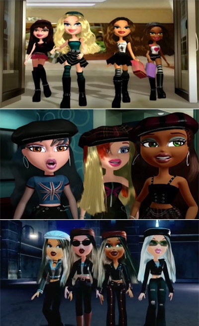 Various images of the Bratz