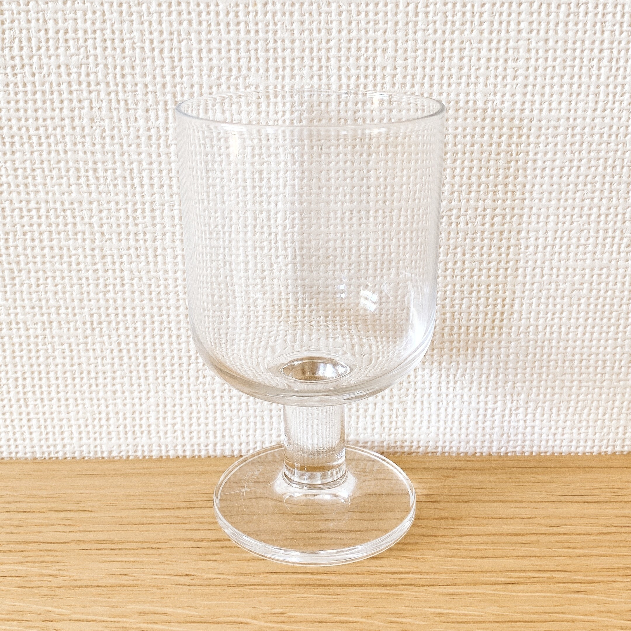 無印良品のオススメグラス「強化ガラス　ステムグラス」安定感バッチリ