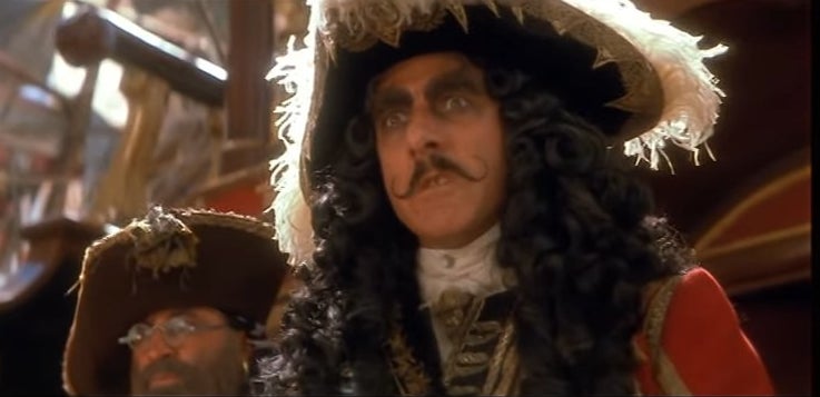 Captain Hook in &quot;Hook&quot;