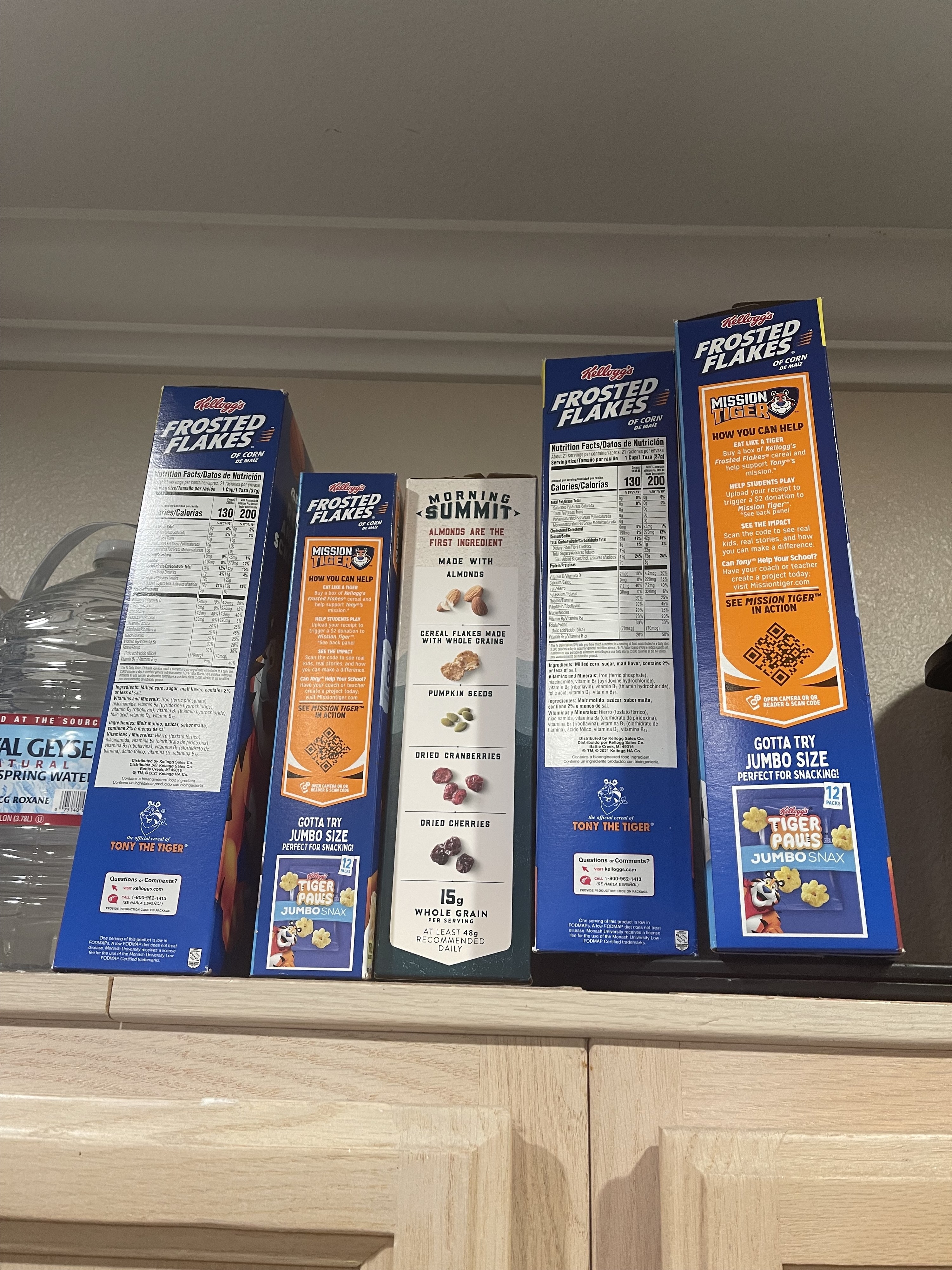 boxes of Frosted Flakes