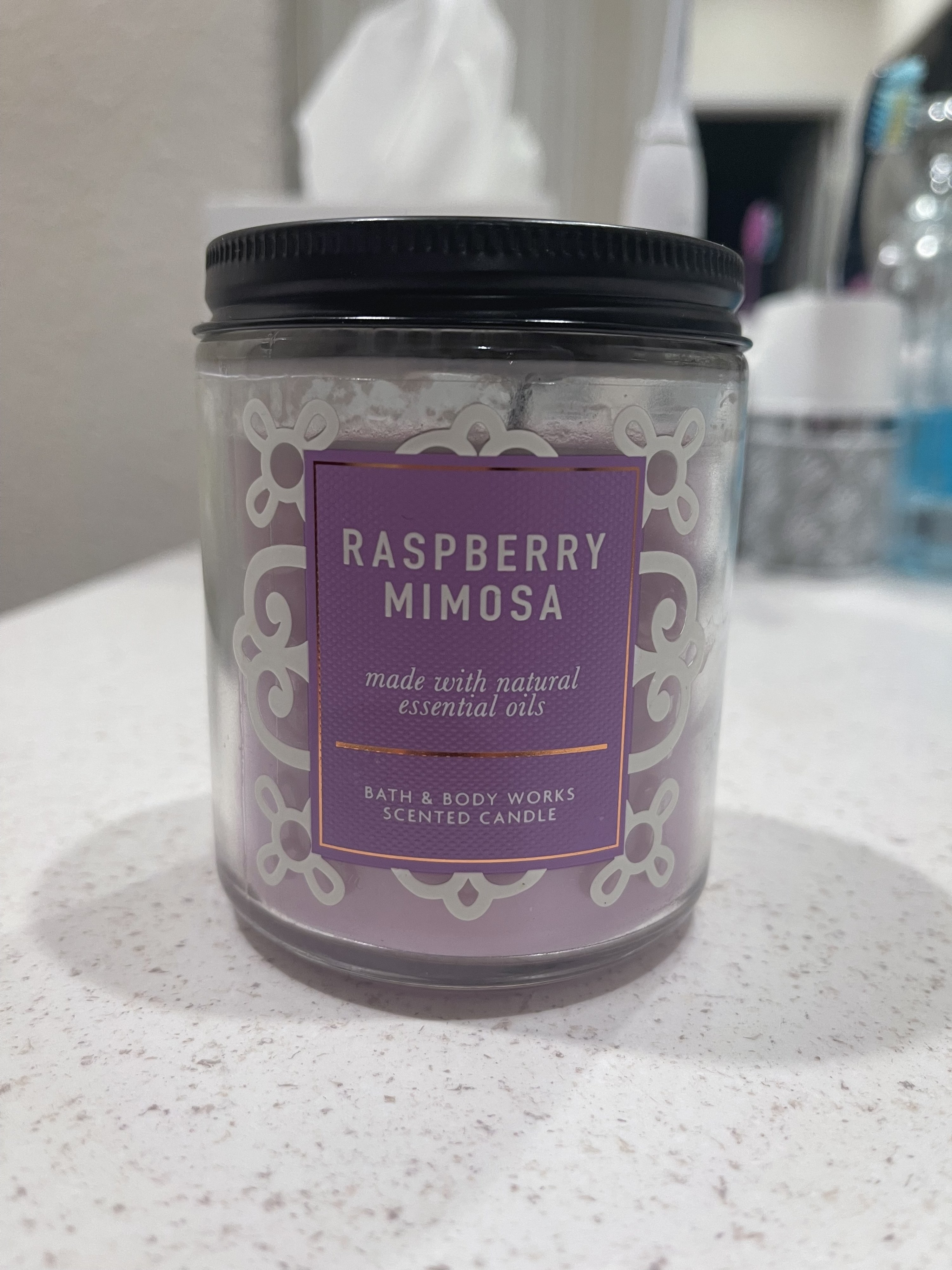 a Bath &amp;amp; Body Works scented candle