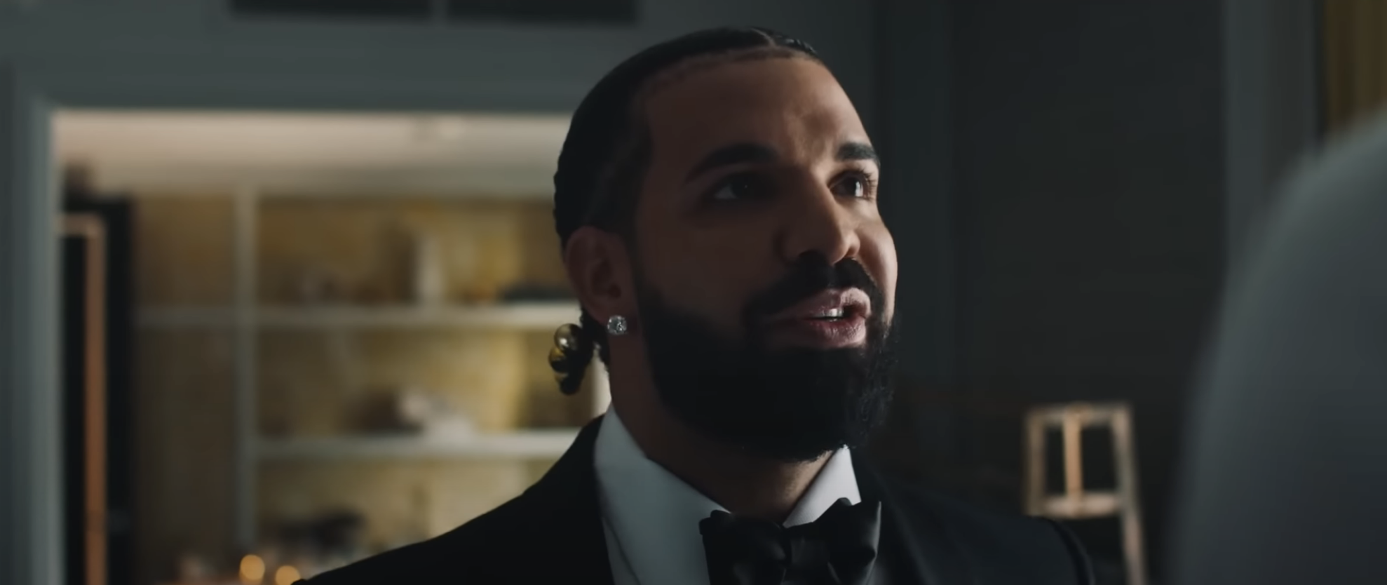 Drake in his &quot;Falling Back&quot; music video