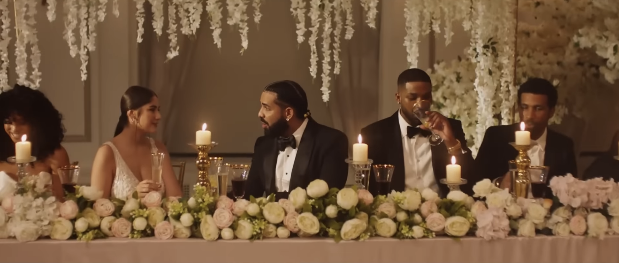 Still image from Drake&#x27;s &quot;Falling Back&quot; music video.