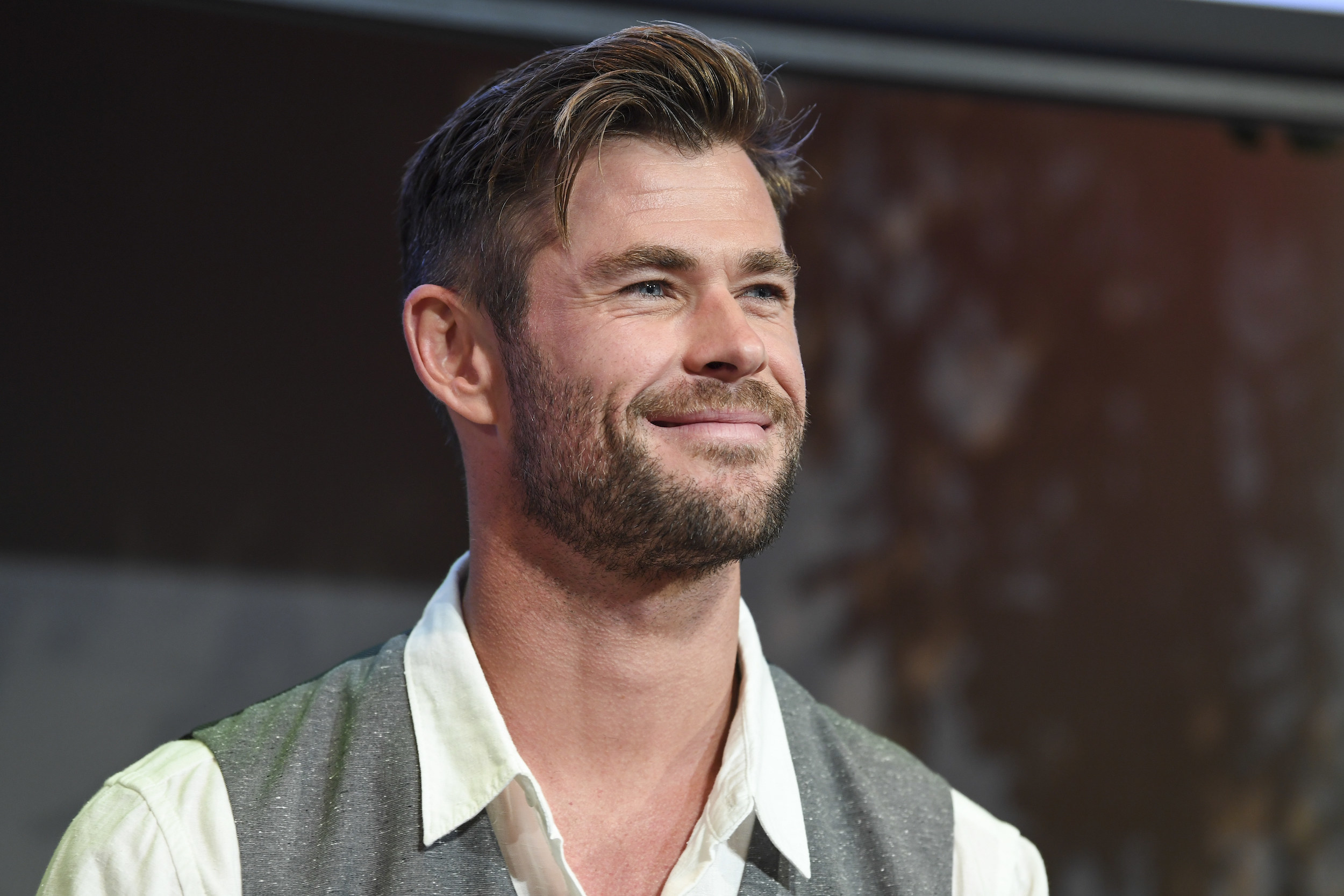 Closeup of Chris Hemsworth