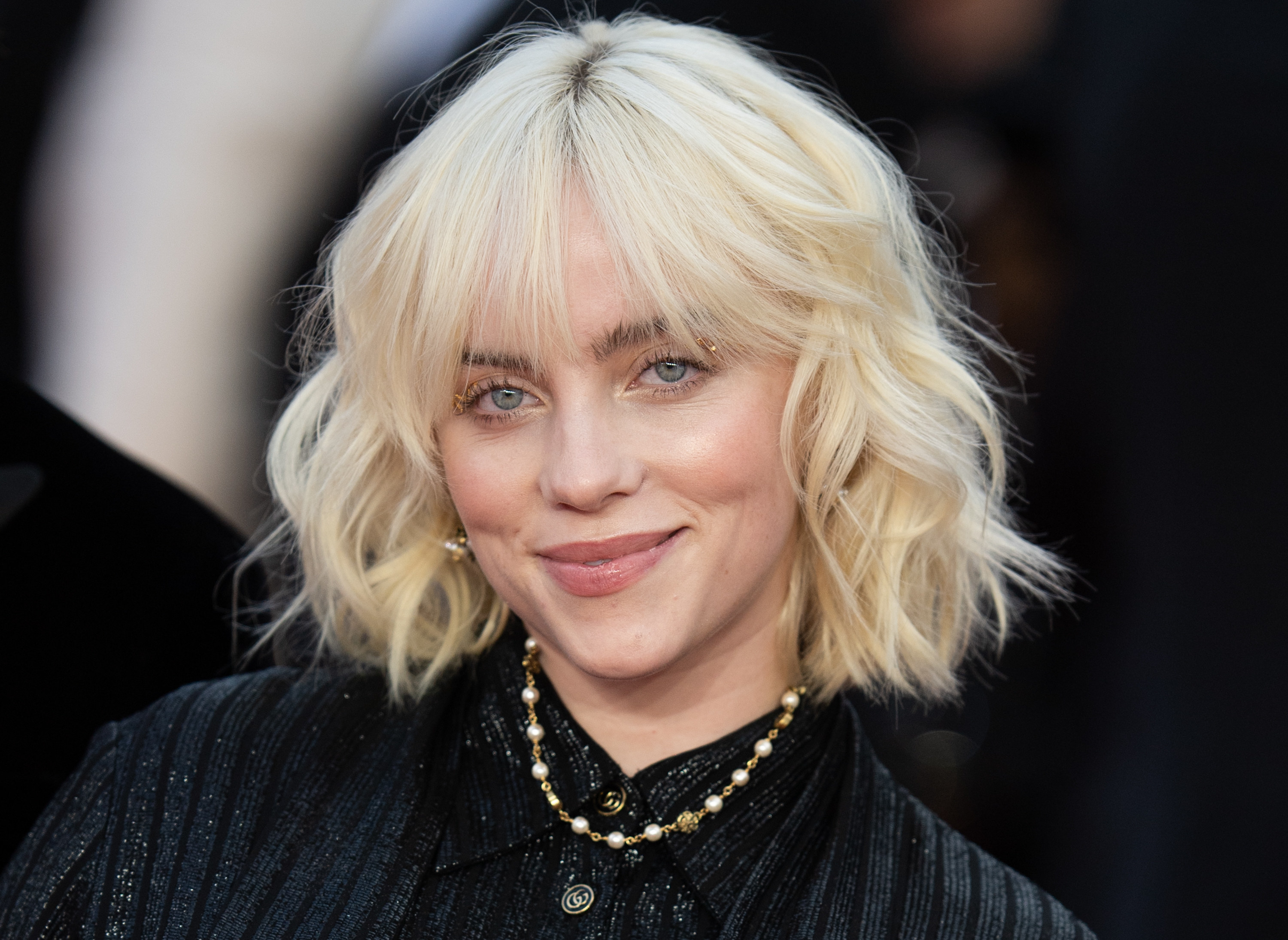 Billie Eilish attend the &quot;No Time To Die&quot; World Premiere at Royal Albert Hall on September 28, 2021