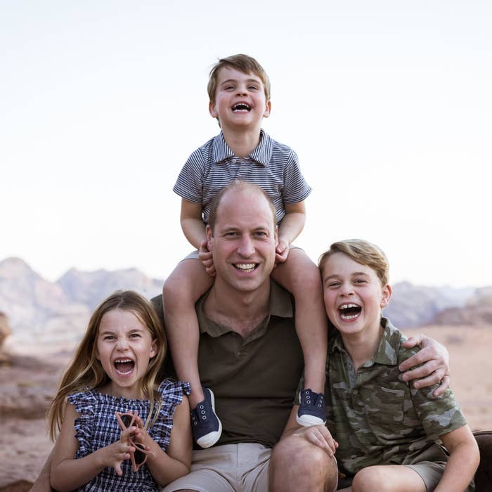 Gæstfrihed barndom fotografering Prince William Father's Day Photo With Children Released