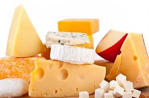 eleven (11) types of CHEESE (cheese)