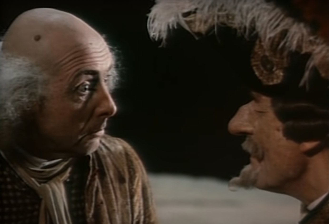 Eric Idle and John Neville in &quot;The Adventures of Baron Munchausen&quot;