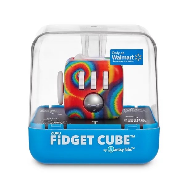 Fidget cube in packaging