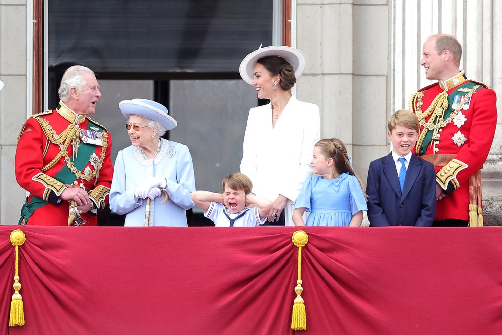 Photos Of Prince Louis At The Trooping The Colour Platinum Jubilee