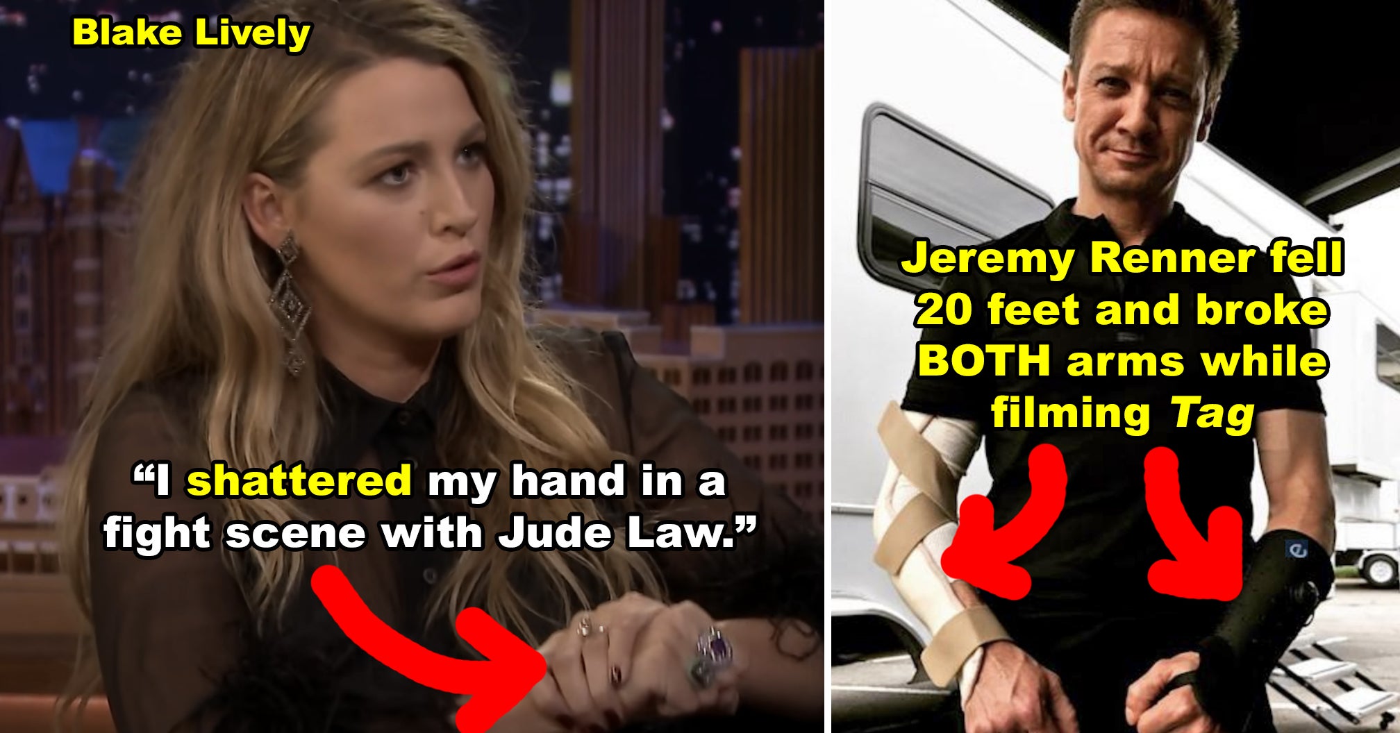 Actors Who Got Seriously Injured Filming Movies