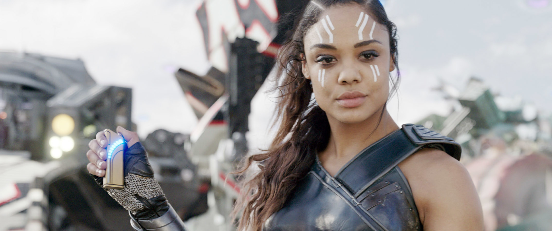 Tessa Thompson as Valkyrie in &quot;Thor: Ragnarok&quot;