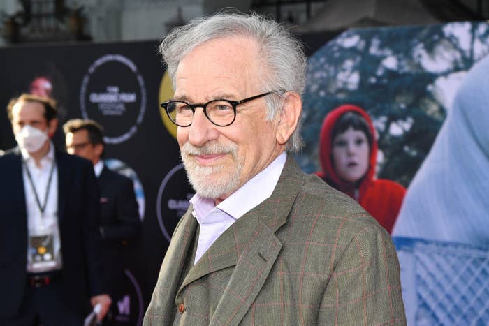 US director Steven Spielberg attends the 40th Anniversary Screening of &quot;E.T. the Extra-Terrestrial&quot; presented on the Opening Night of the 2022 TCM Classic Film Festival at the TCL Chinese Theater in Hollywood, April 21, 2022