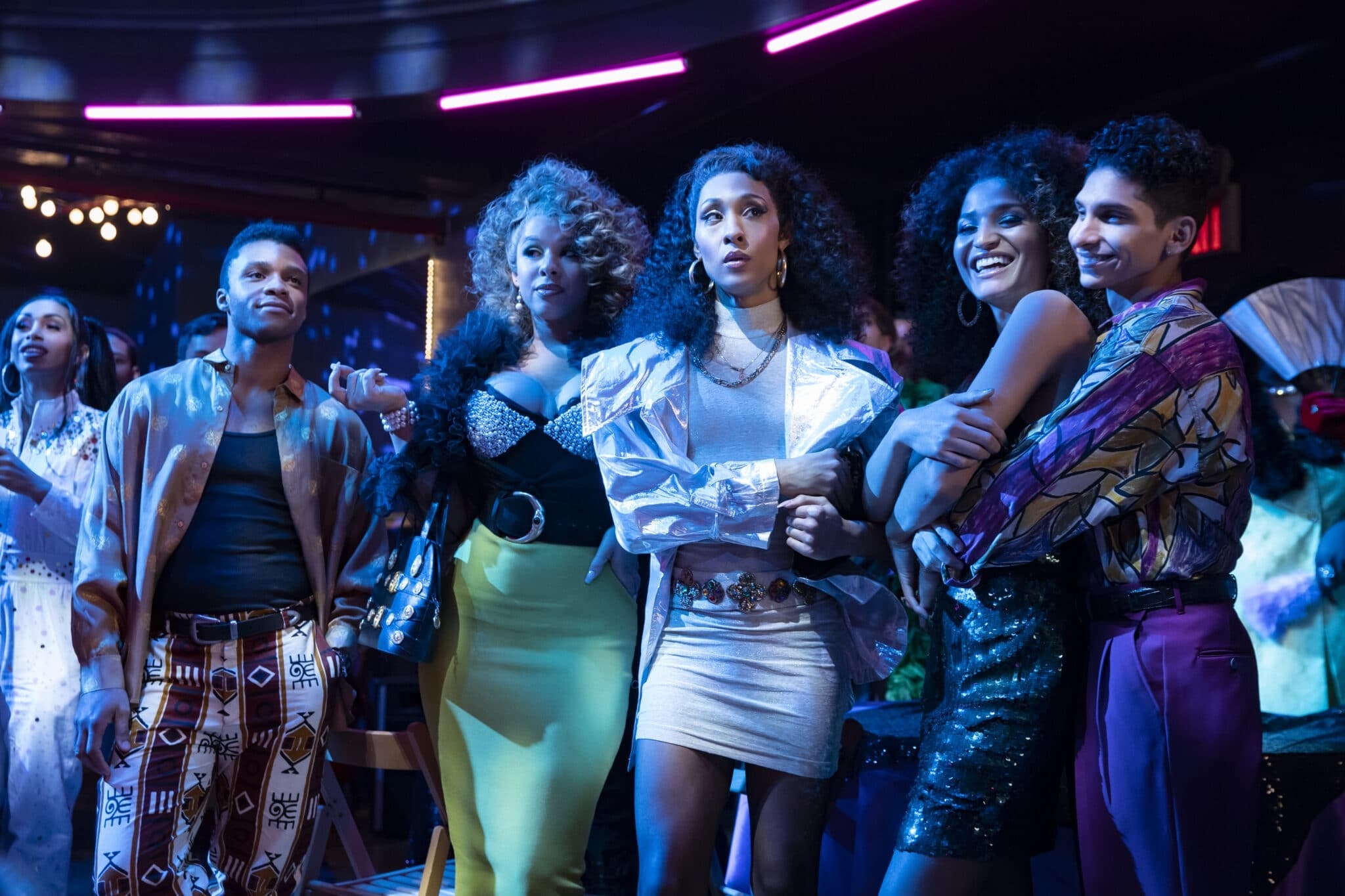 Characters from Pose in the club