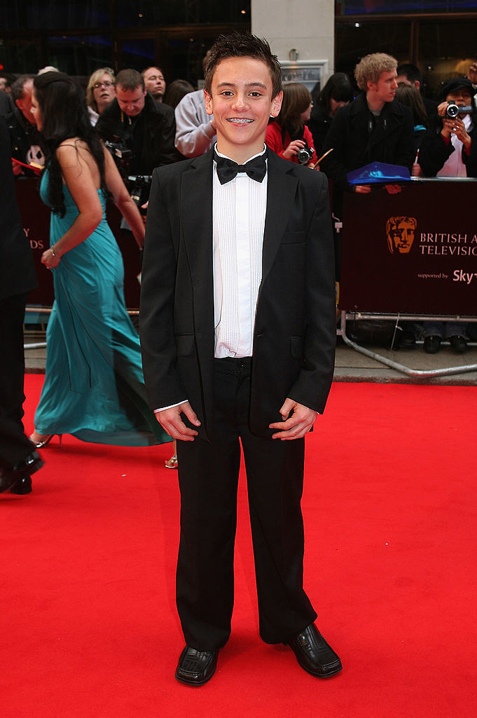 Tom Daley on the red carpet