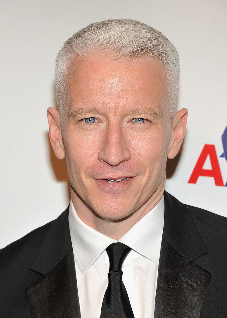 Closeup of Anderson Cooper