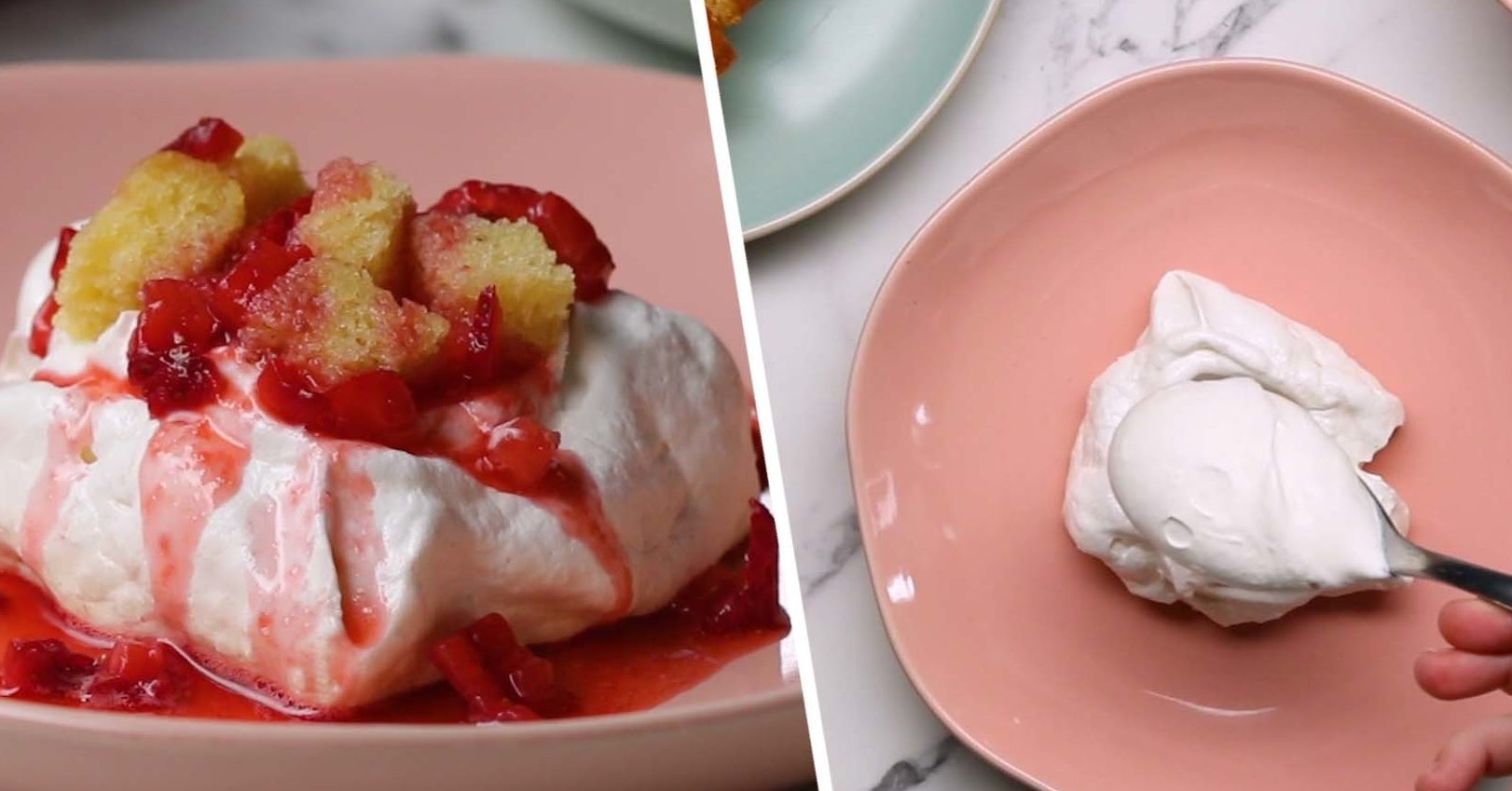 ストロベリーショートケーキメレンゲネストのレシピ