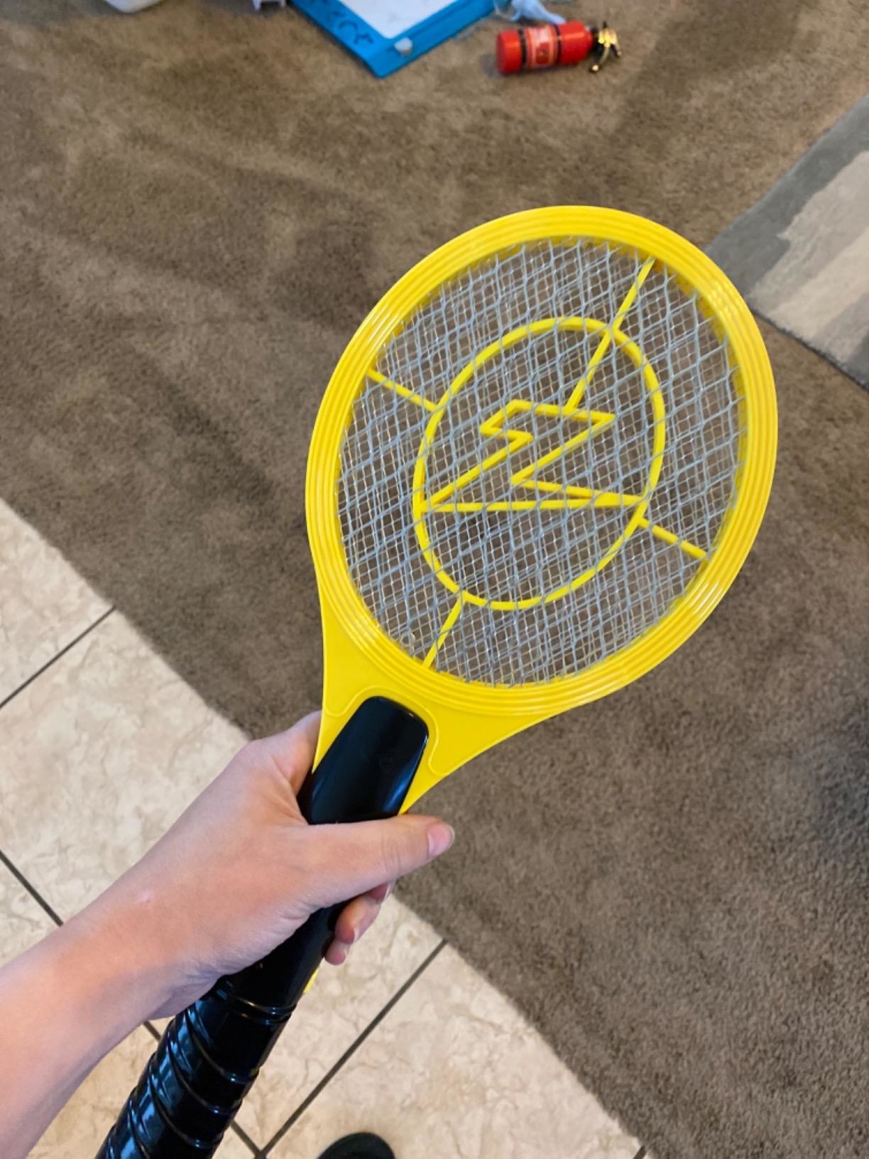 Reviewer&#x27;s photo of the Zap It racket