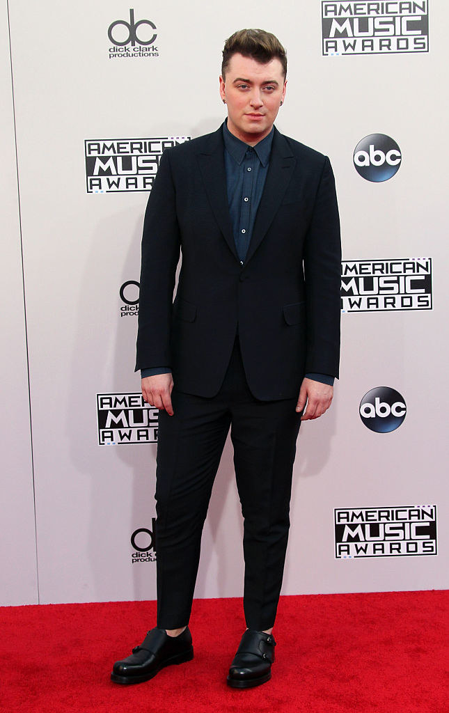 Sam Smith on the red carpet