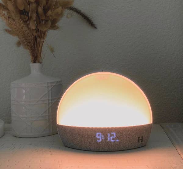 the alarm clock on a reviewer's nightstand