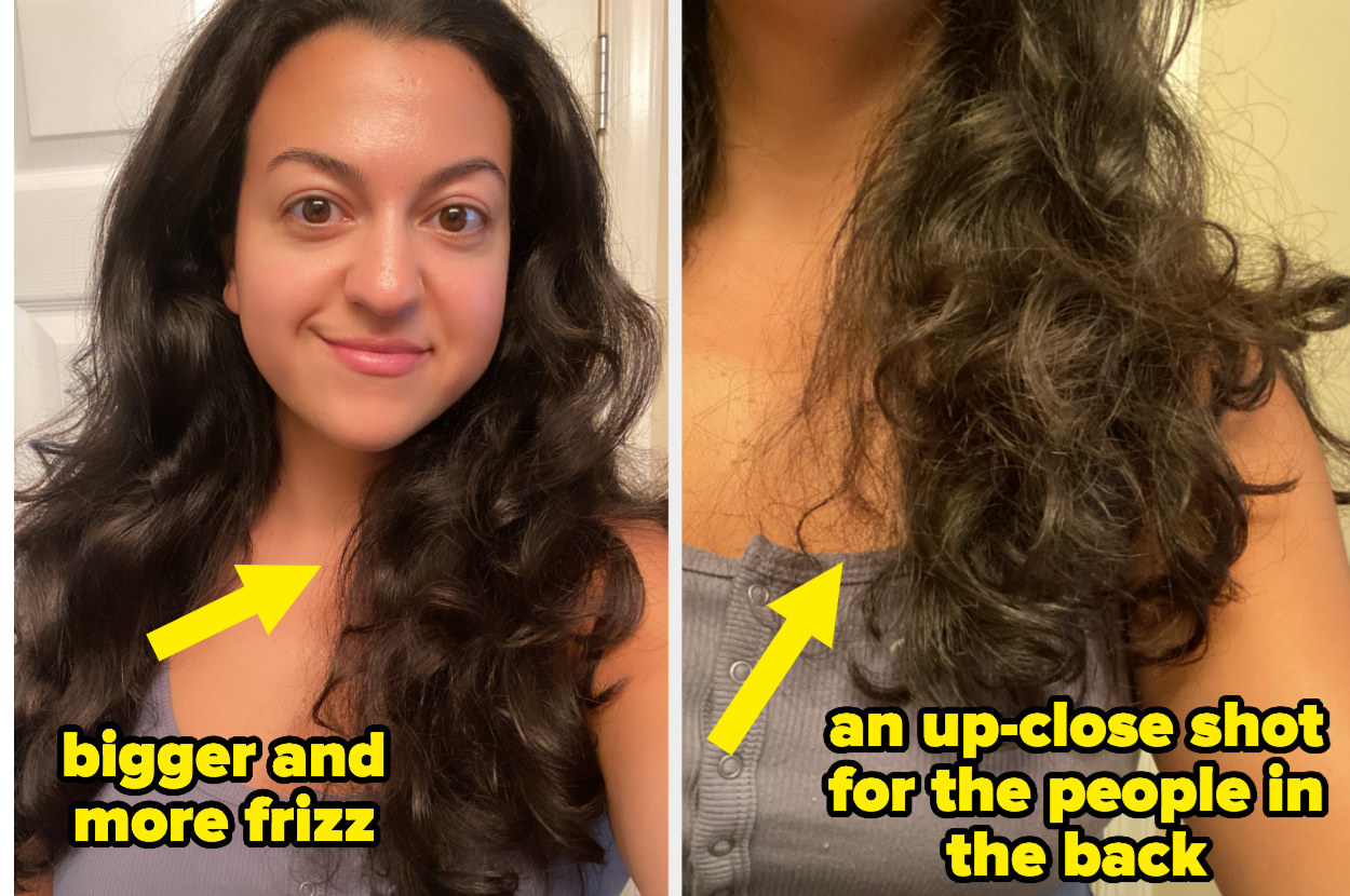 arrows pointing to the non-product side with curls