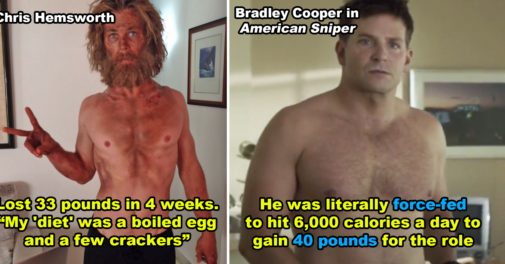 13 Shocking And Extreme Actor "Transformations" For Roles, And The Messed-Up Stories Behind Them