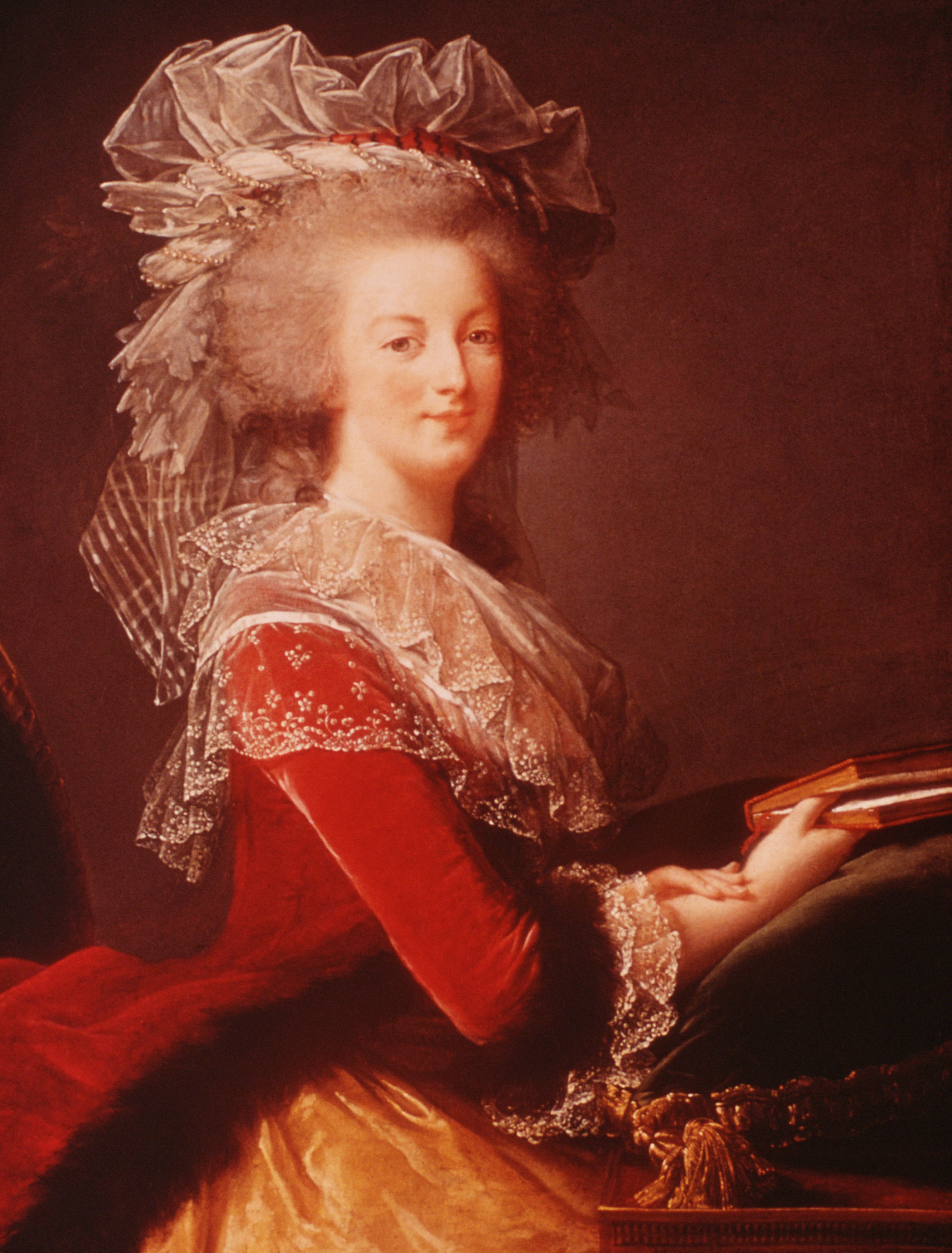 A portrait of Marie Antoinette