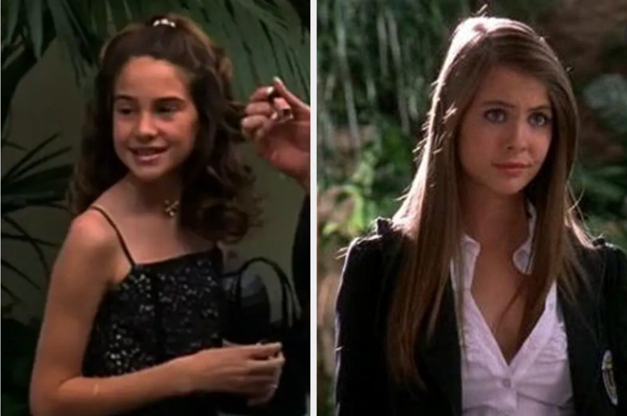 Side-by-side of Shailene Woodley and Willa Holland as Kaitlin in &quot;The O.C.&quot;