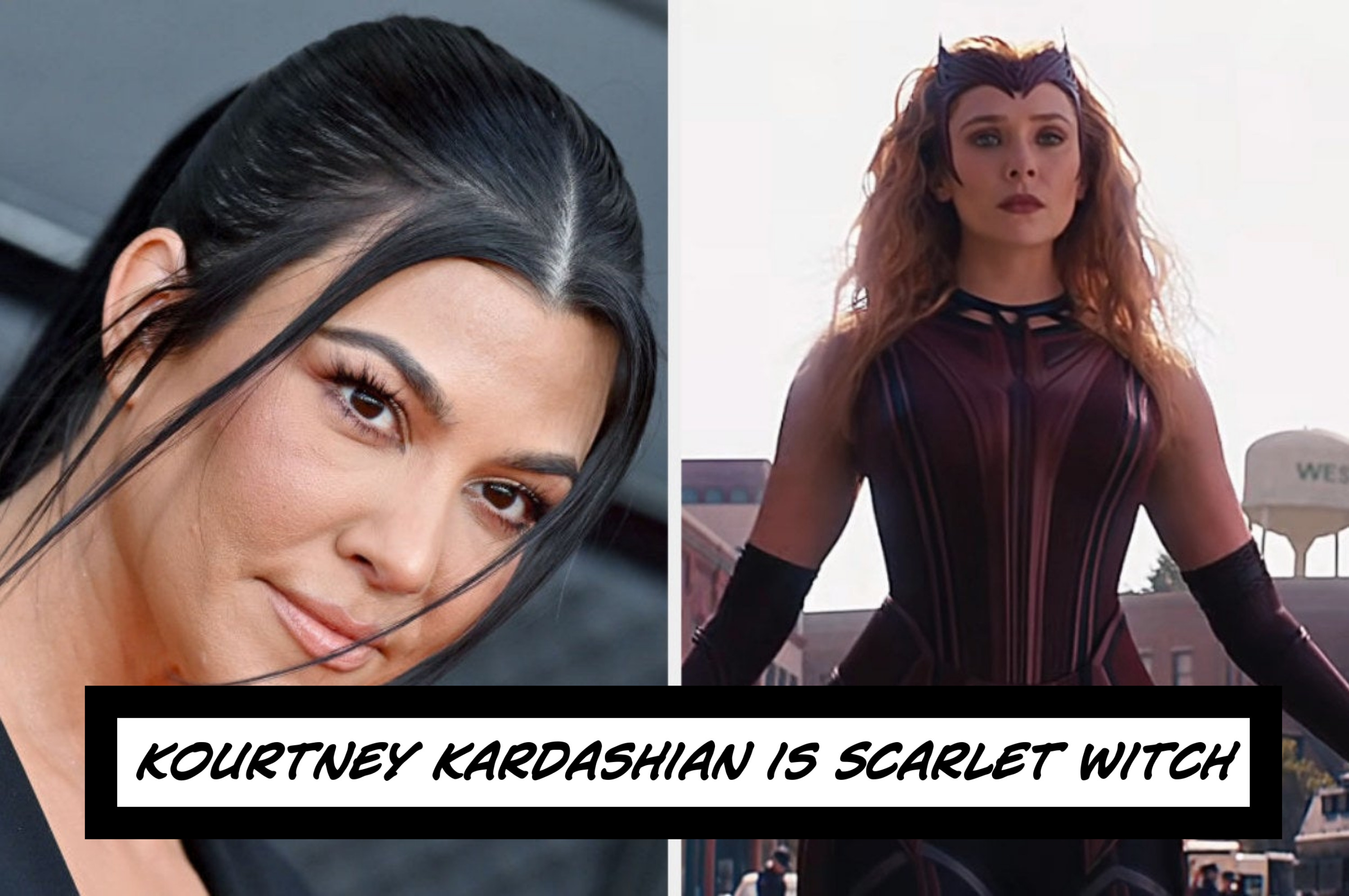 Kourtney Kardashian as Scarlet Witch