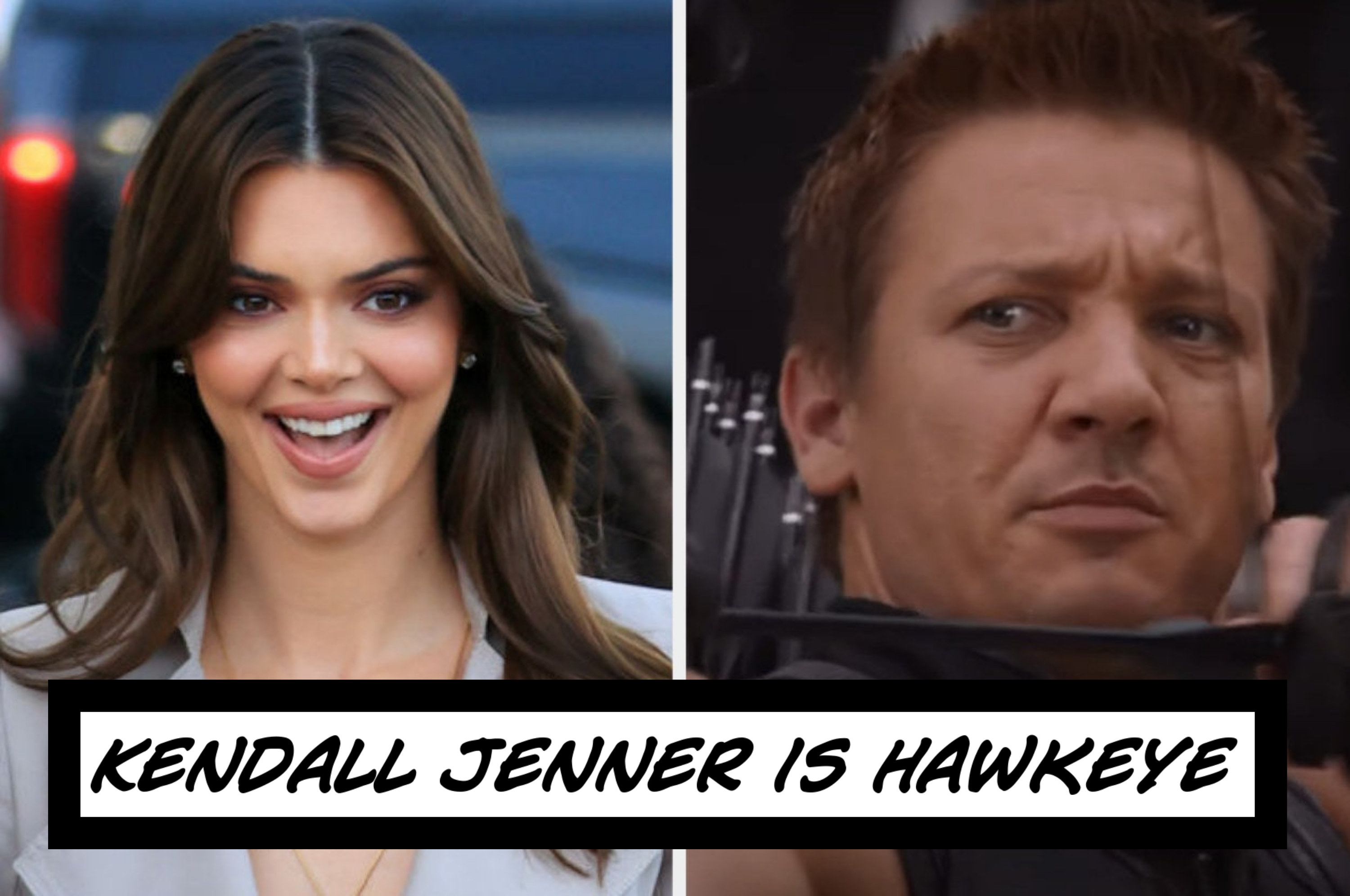 Kendall Jenner as Hawkeye