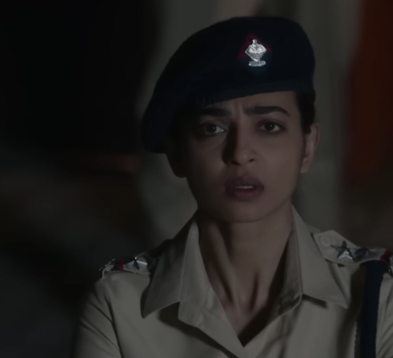 Radhika Apte as a police officer
