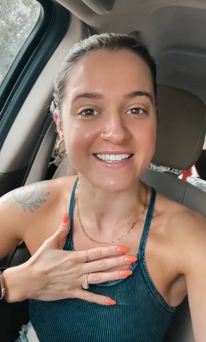 Emma talking in her TikTok